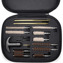 Outdoor Gun Cleaning Set with Tube Brush Tool Cloth Bag and Pipe Dredge Brush