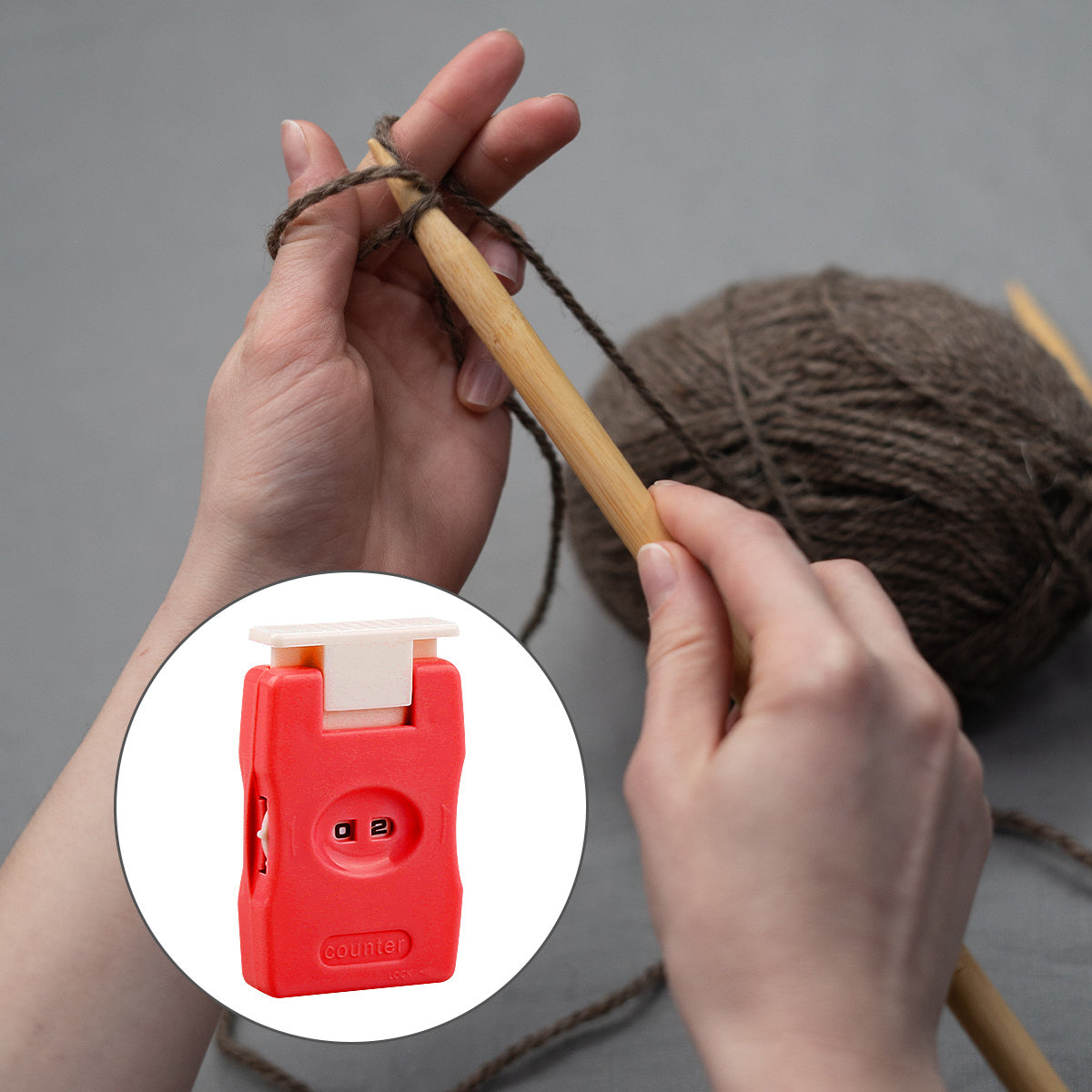 Plastic Knitting Sewing Crochet Stitch Counter for DIY Craft