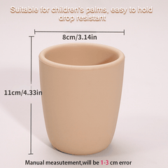 Stylish Plain Water Cup for Improved Family Oral Hygiene