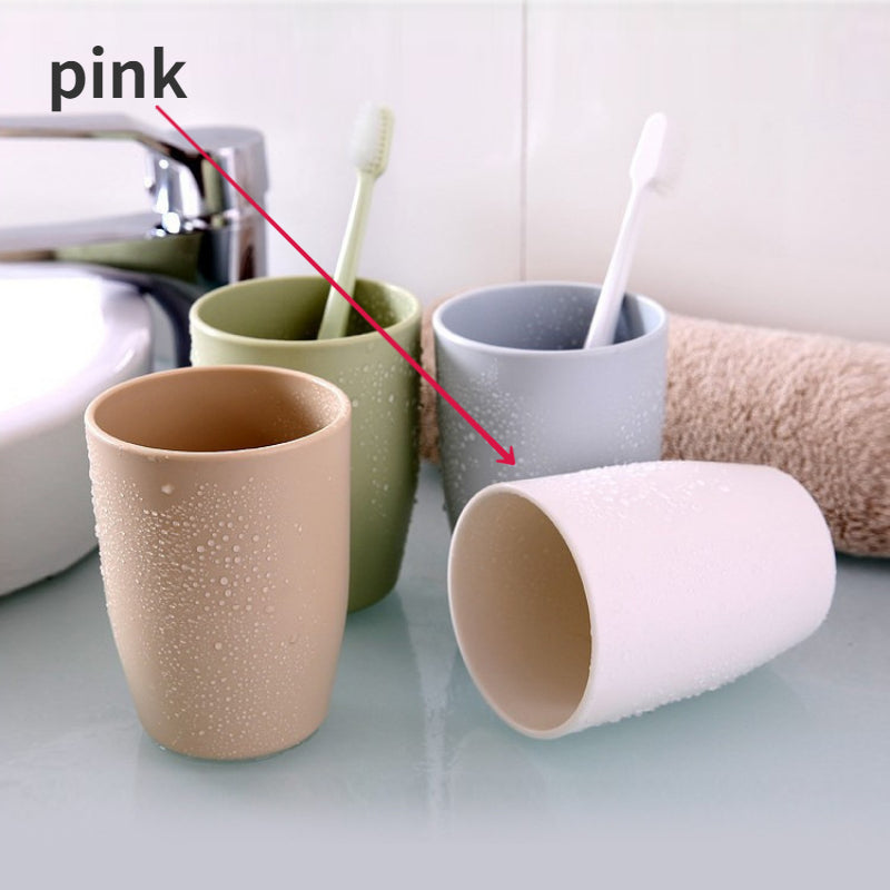 Stylish Plain Water Cup for Improved Family Oral Hygiene