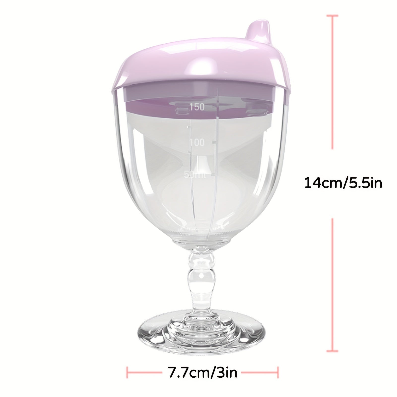 Kid's Birthday Party Plastic Goblet Sippy Cup & Milk Bottle with Lid