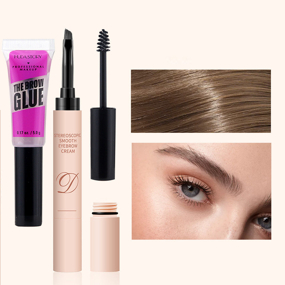 Waterproof Eyebrow Powder & Gel for Shaping