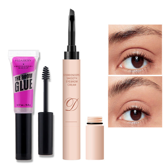 Waterproof Eyebrow Powder & Gel for Shaping