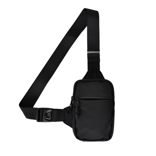 Men's Reflective Strip Waterproof Messenger Bag