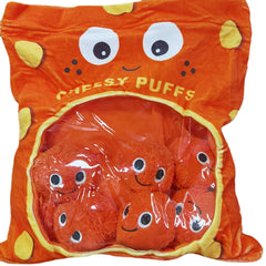 Cheesy Puffs Plush Toy Balls Puff Cheese Puff Stuffed Toy