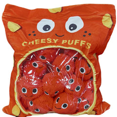 Cheesy Puffs Plush Toy Balls Puff Cheese Puff Stuffed Toy