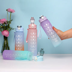 Motivational Water Bottle 30oz Sports Cup for Outdoor Activities