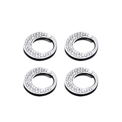 4pcs Sparkle Auto Interior Lift Bolt Bling Decor for Benz E C Class