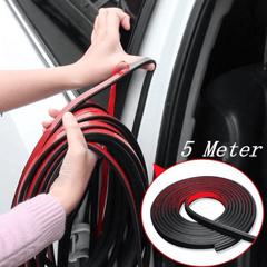 5M 16 4ft Car Silence Rubber Seal Strip B Shape Soundproof Bumper Strip