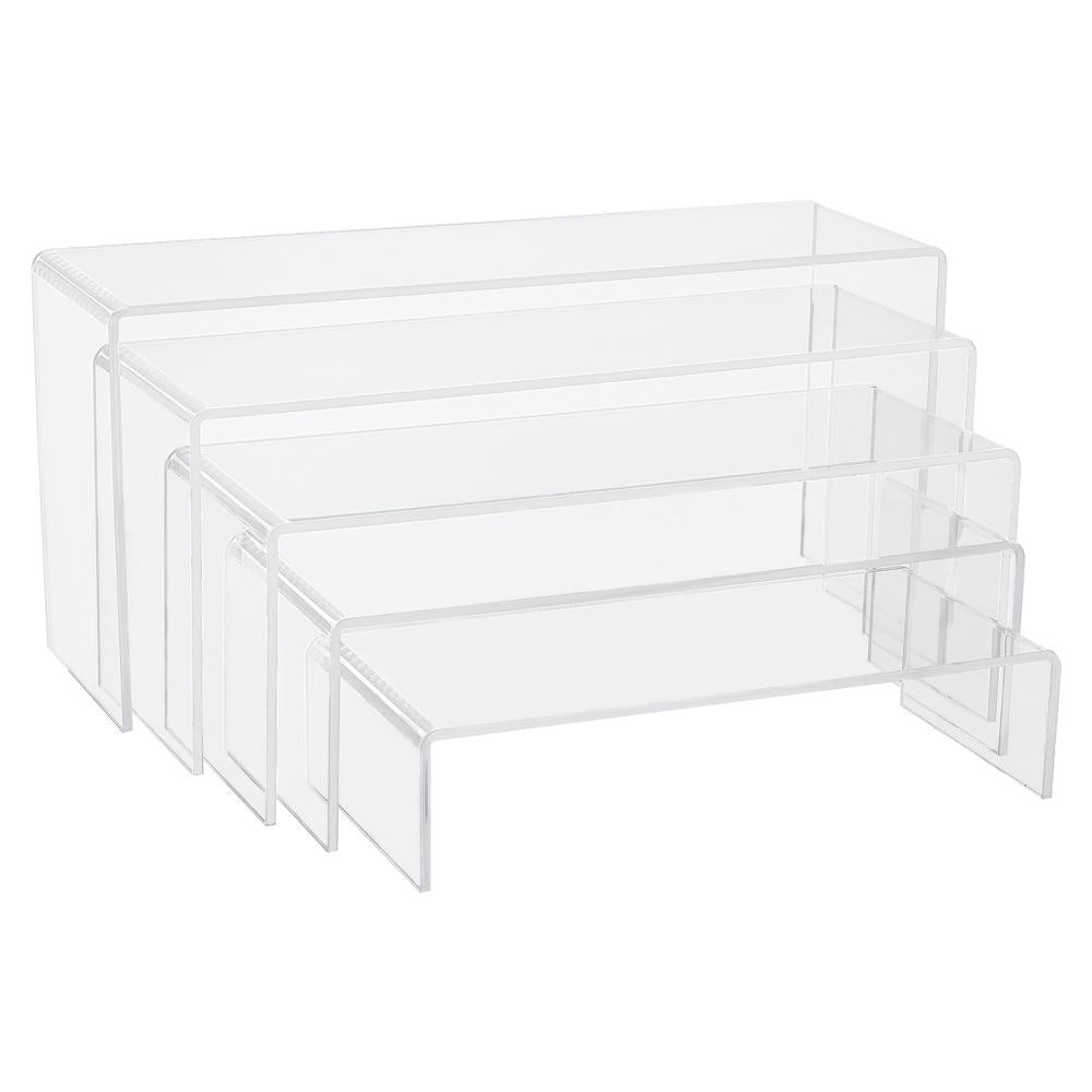 5pcs Acrylic Display Stand for Shoes Cosmetics Jewelry