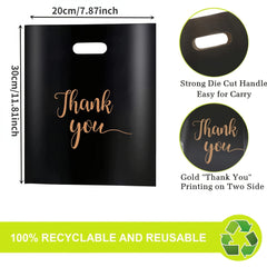 100 Thank You Merchandise Bags for Retail Shop Boutique Clothes Business Gift