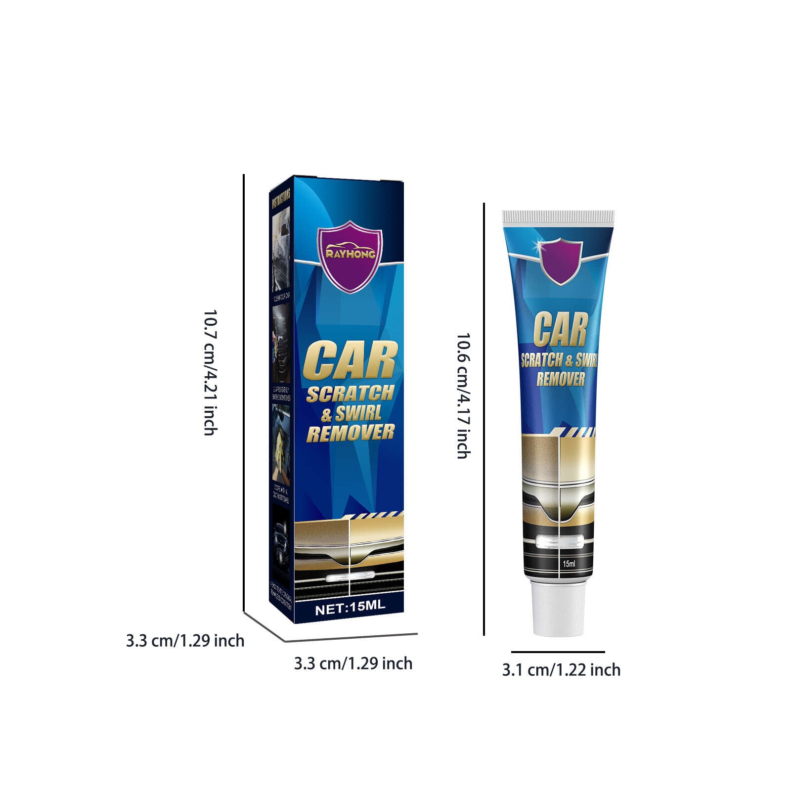 Car Scratch Repair Cream 3pcs