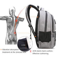 Large Capacity Backpack Men Laptop High School Students Bag For Teen