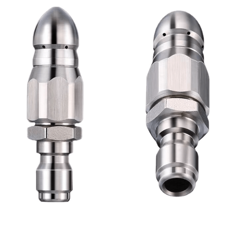 Water Mouse Head Sewer Pipe Dredging Nozzle 5000psi Stainless Steel – CRAZE