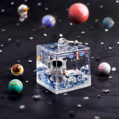 Astronaut Liquid Quicksand Key Chain For Men Graduation Gift