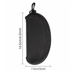 Portable Zipper Glasses Case for Travel Sports Cycling