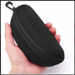 Portable Zipper Glasses Case for Travel Sports Cycling