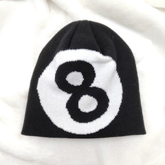 Fashionable Ear Protection Sport Knit Beanie Hat With Digital Printing