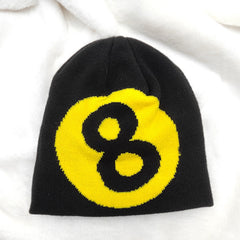 Fashionable Ear Protection Sport Knit Beanie Hat With Digital Printing