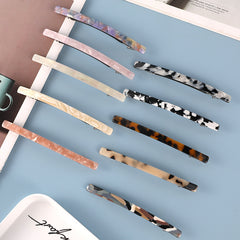 Leopard Pattern Hair Clip Side Bangs Barrette Style Clip