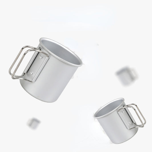 Aluminum Folding Water Cup Coffee Mug Outdoor Travel