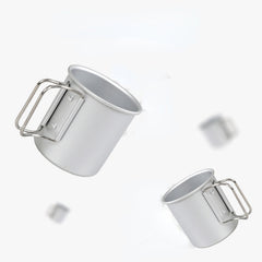 Aluminum Folding Water Cup Coffee Mug Outdoor Travel