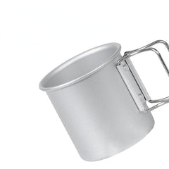 Aluminum Folding Water Cup Coffee Mug Outdoor Travel