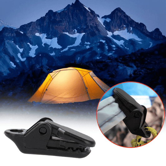 30/50pcs Tent Clips Camping Tarp Plastic Windproof Clamp Outdoor Picnic