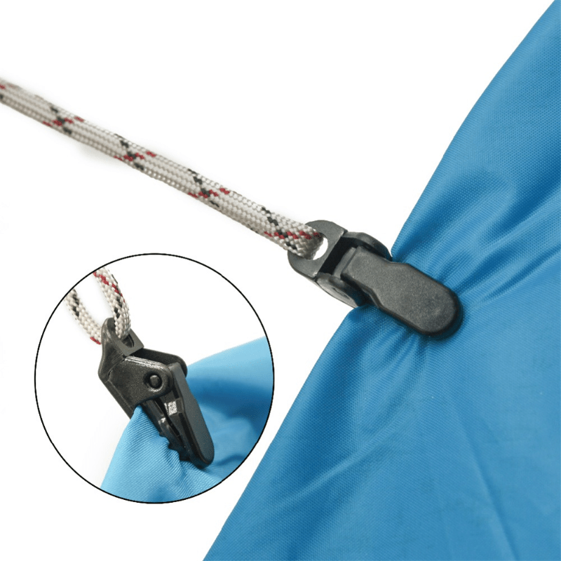 30/50pcs Tent Clips Camping Tarp Plastic Windproof Clamp Outdoor Picnic