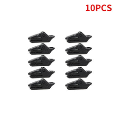 30/50pcs Tent Clips Camping Tarp Plastic Windproof Clamp Outdoor Picnic