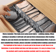 Modern Underwear Drawer Storage Box - Keep Socks, Shorts, Bras Separated