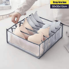 Modern Underwear Drawer Storage Box - Keep Socks, Shorts, Bras Separated