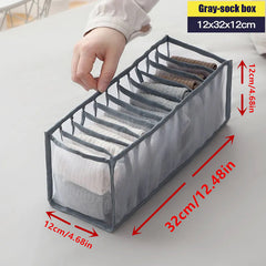 Modern Underwear Drawer Storage Box - Keep Socks, Shorts, Bras Separated