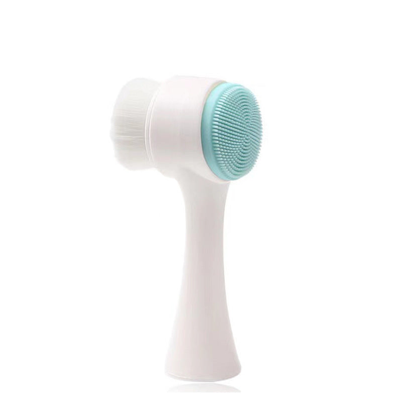 3D Manual Facial Cleansing Brush 2 in 1 Skin Care Face Brush