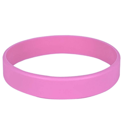 Solid Silicone Bracelet Waterproof Wristband Sport Band