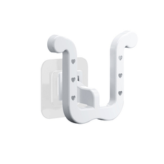 Wall-Mounted Slippers Rack Bathroom Hook Neat Storage Shoe Drying