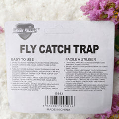 8pcs Fly Traps Sticky Hanging Fly Tape Catcher Ribbon