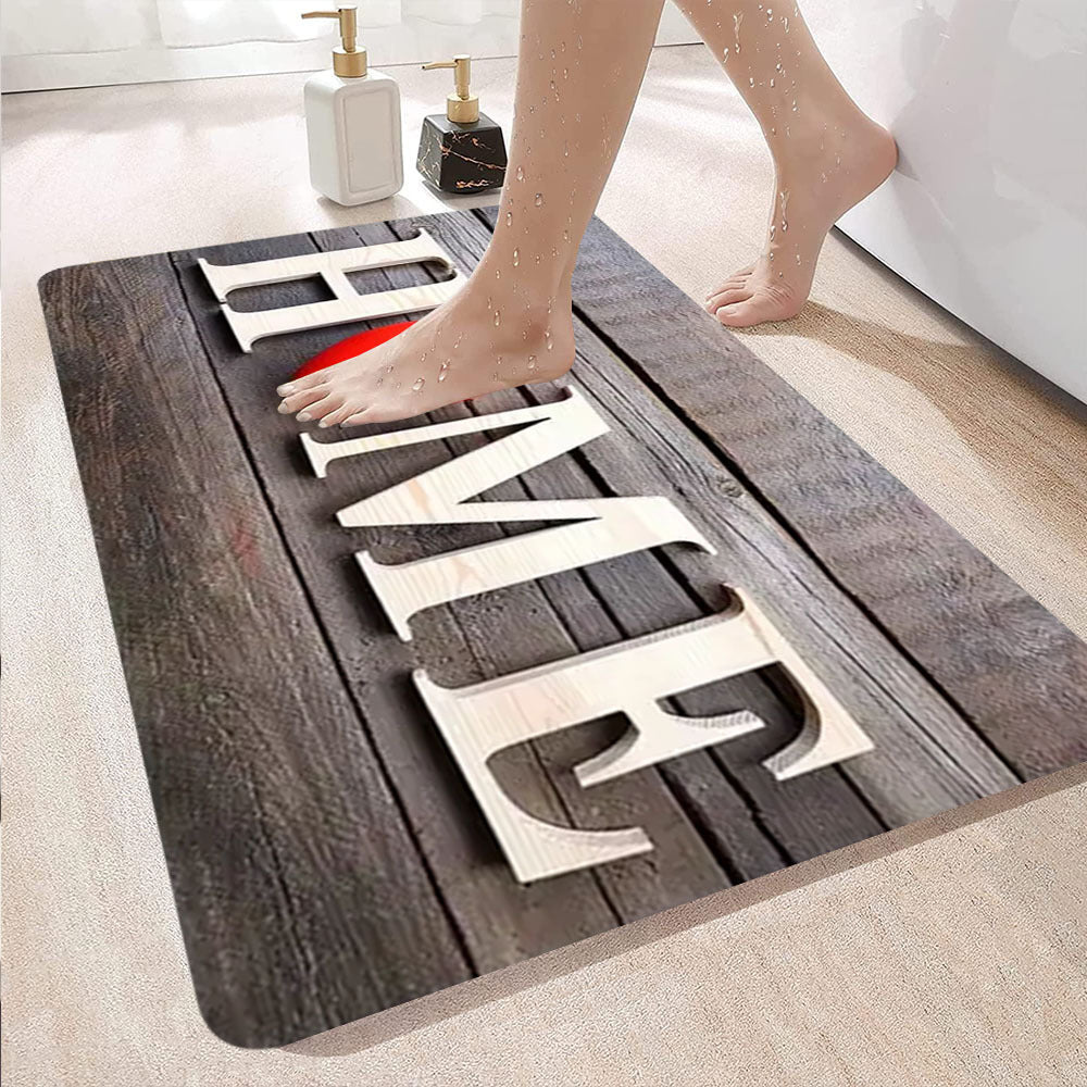 Rubber Dish Drying Mat Anti Slip Resistant Pad for Kitchen Countertop