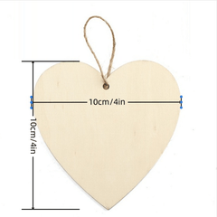Wooden Heart Gift for Grandma From Grandchildren - Mother's Day Present