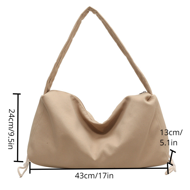 Minimalist Large Capacity Shoulder Bag Lightweight Handbag for Work