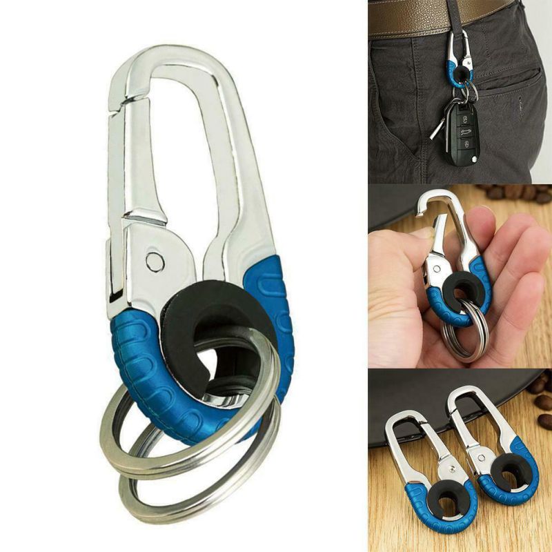 Stainless Steel Keychain Hook for Outdoor Camping Hiking Fishing