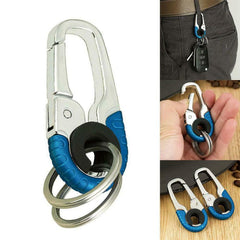 Stainless Steel Keychain Hook for Outdoor Camping Hiking Fishing