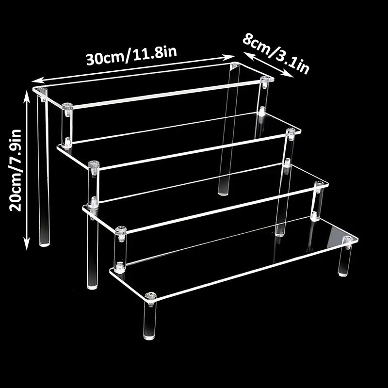Mini Acrylic Toy Display Rack Perfume Organizer