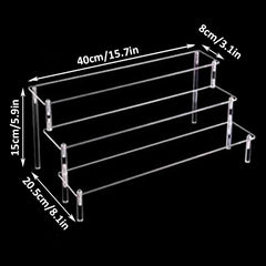 Mini Acrylic Toy Display Rack Perfume Organizer