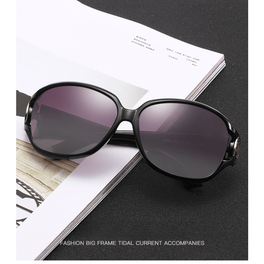 Vintage Square Frame Polarized Sunglasses UV Protection