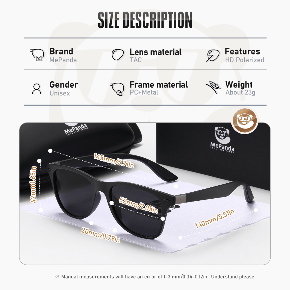 MePanda Polarized Sunglasses for Men Women
