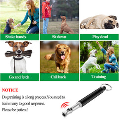 Pet Whistle Dog Training Flute Sound Wave Dog Trainer 15g