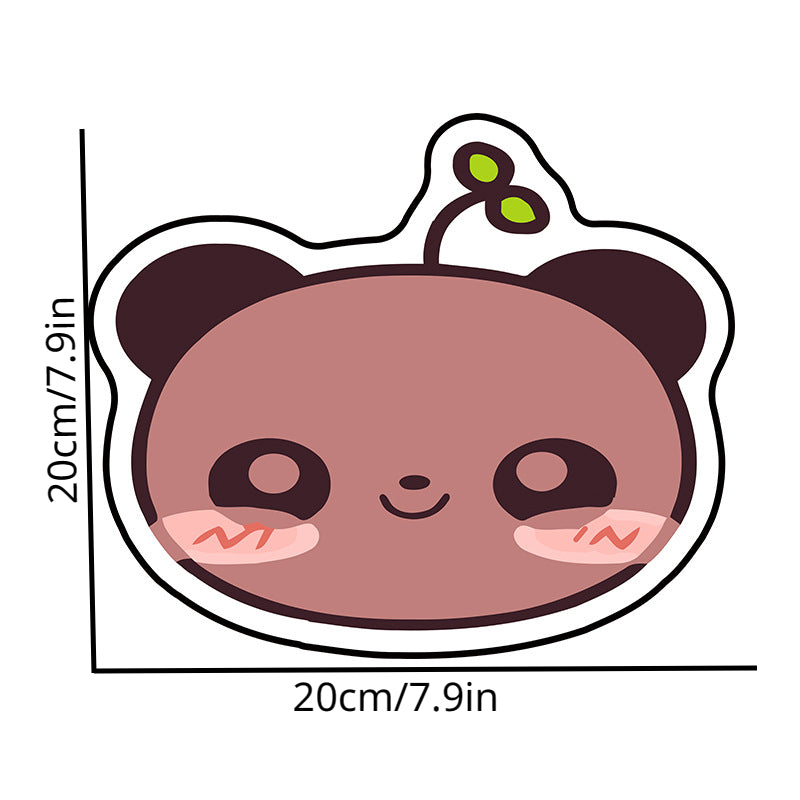 Giant Panda Cartoon Mouse Pad - Non-slip Desk Mat for Office and Dormitory