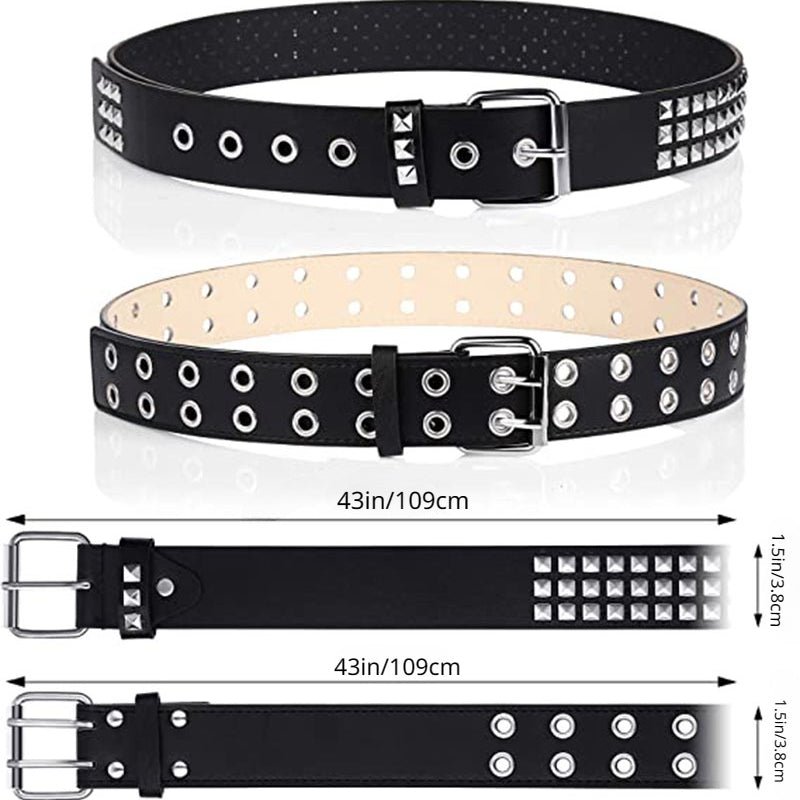 Men's Stud Belt Buckle for Jeans Pants