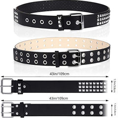 Men's Stud Belt Buckle for Jeans Pants